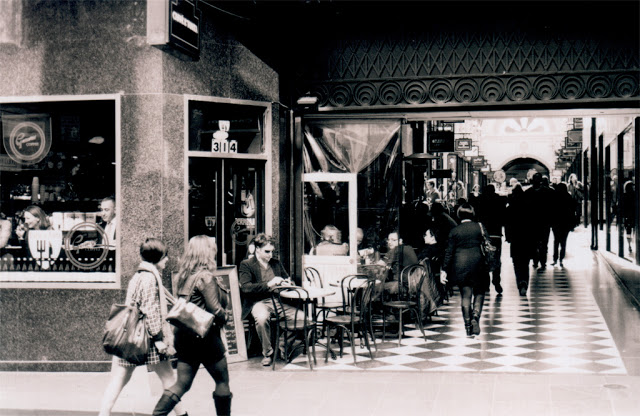 A Melbourne Arcade Picture of an arcade in Melbourne city centre