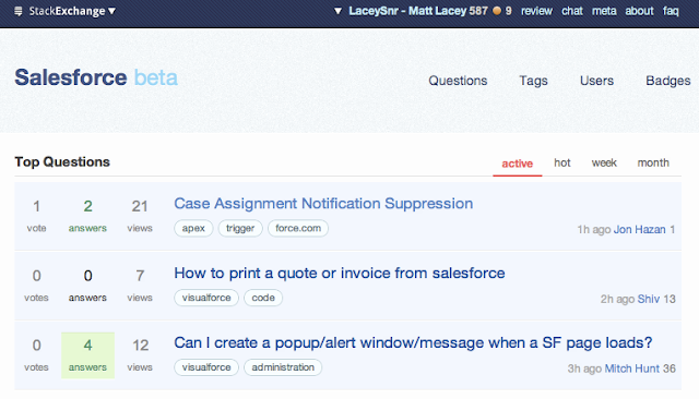 Screenshot of the top 3 questions at the time of writing